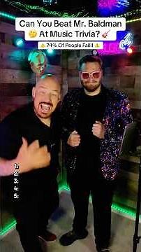 Can you beat Mr. Baldman at music trivia?! Bodyguard Bryne tests my knowledge! #quiz #trivia #song