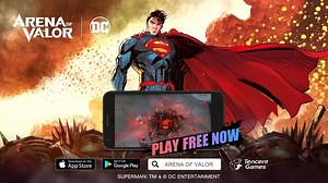 123 reactions · 13 shares | Superman is ready to show his valor in a new arena! The New Way to Get the Ultimate MOBA Experience! Tencent Games Presents | Arena of Valor | Facebook