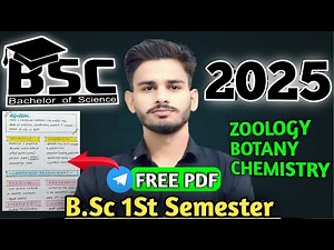 B.Sc 1St Semester Notes 2025-26 । bsc 1st semester notes in hindi | bsc 1st year 2025 #bscnotes2025