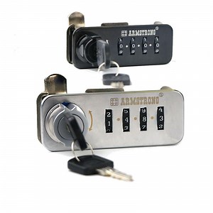 [Hot Item] Auto Return Zero 4 Digits Password Cabinet Mechanical Combination Locker Lock