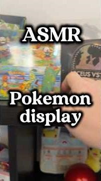 ASMR | Mini tour of my Pokemon display #asmr #pokemon