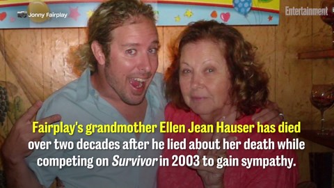 Survivor star Jonny Fairplay says his grandmother has actually died 22 years after he lied about it on show