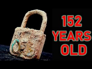 1871 Underwater Rusty Lock Restoration