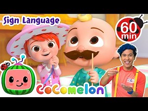 Pretend Play Song - Play Along! | Cocomelon Nursery Rhymes | Learn ASL & Baby Sign Language for Kids