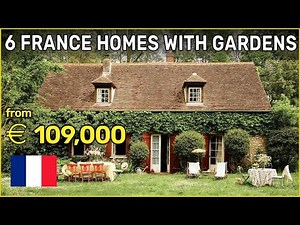 6 Dreamy French Stone Houses with Gardens | Under €185,000