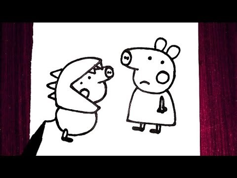 How to Draw Peppa Pig Easy Step by Step 🐷 Drawing for Kids