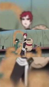 Gaara vs Rock Lee – Speed vs Sand | Legendary Chunin Exam Battle ⚡🔥