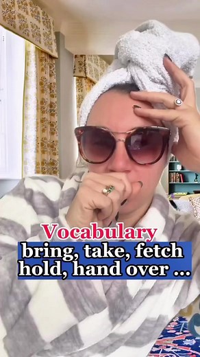 105K views · 2.1K reactions | Vocabulary: bring, take, fetch, hand over #oldbutgold #inglese #ingleseperitaliani #english #ingles #italianiallestero #italiansabroad #italianiinuk | Aurora's Online Language Lessons | Facebook