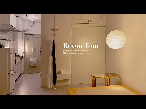 [Room tour] japandi ｜ Minimalist living alone ｜ Simple studio ｜ Old room