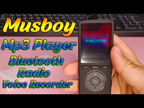Musboy l MP3 Player l FM Radio l Bluetooth l Voice Recorder