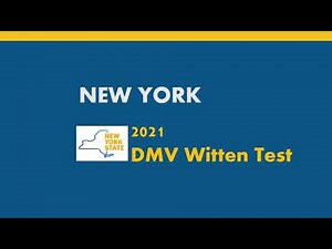 NEW YORK DMV WRITTEN Test 2021 (20 Questions with answers and explanations)