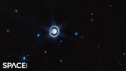 Uranus in 4K - James Webb Space Telescope sees the planet, rings and moons