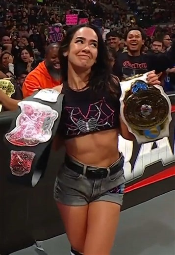 that’s our girl! 🥰🏆👏 #WWE #AJLee | AJ Lee