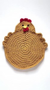 CROCHET PATTERN BUNDLE - Farmhouse Chicken Potholder Crochet Pattern Bundle Chicken Trivet Fried Egg Coaster Instant Digital Download - Etsy