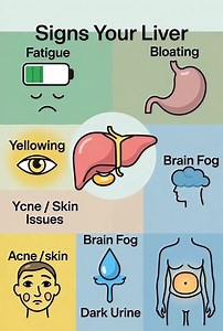 Signs Your Liver Is Overworked Your liver works around the clock — filtering toxins, metabolizing nutrients, balancing hormones, and supporting digestion. But when it becomes overloaded by poor diet, alcohol, medications, stress, or underlying disease, it begins to send out warning signs. Many of these symptoms are subtle at first, but they reveal that the liver is struggling to keep up. | Health Awareness