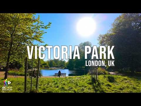VICTORIA PARK, LONDON (City Walk) (Slow TV) (Meditation) 4K HDR Walks of Life