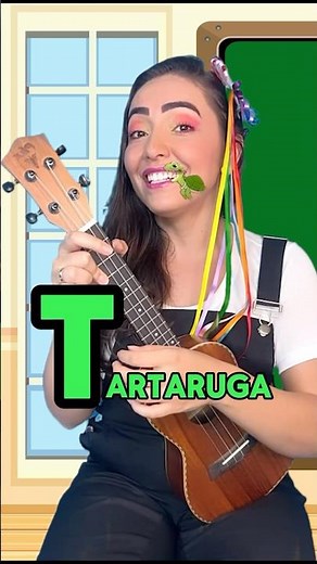 T de tartaruga- cante com as crianças #musicainfantil #alfabeto #educaçãoinfantil