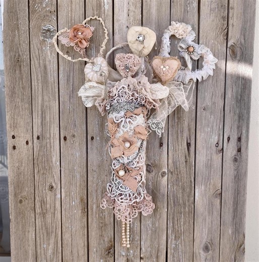 Victorian Tussie Mussie Cone With Vintage Lace & Heart Bouquet,handmade Romantic Textile Art, One of a Kind Valentine’s Mother’s Day Gift - Etsy