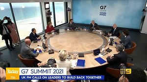 3.6K views · 24 reactions | World leaders have gathered in Cornwall for the G7 world summit. Discussions will focus on the global COVID-19 recovery. #9Today | TODAY | Facebook