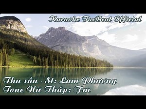 Karaoke Thu Sầu - Tone Nữ Thấp | TAS BEAT