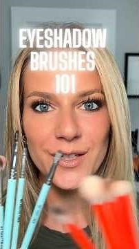Eyeshadow Brushes 101 - The Only Makeup Brush Video you Need #makeupbrushes #eyeshadowbrushes