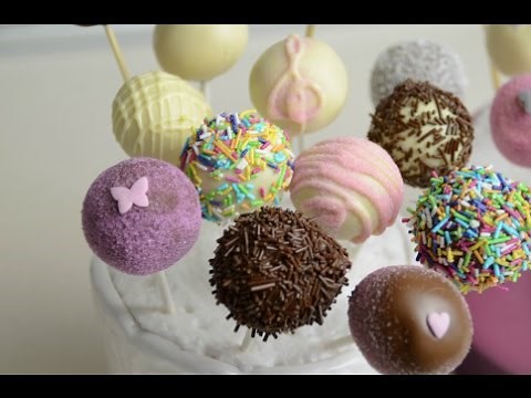 Cake Pops decorating ideas for birthday party