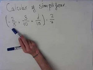 Calculate and Simplify Fractions