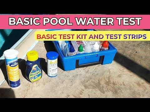 How to Test your Pool Water: PH and Chlorine Pool water Test kit: How to use Pool Test Strips