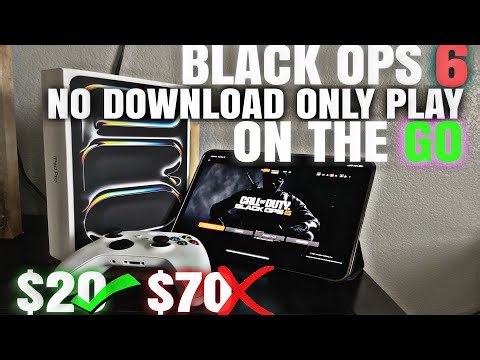 HOW TO PLAY COD BO6 With Your iPhone iPad or Android! Call Of Duty NO CONSOLE on the GO!