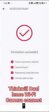 Thinkwill dual lence Wi-Fi Camera connect with mobile phone 😯😯😯#cctvcamera #csptechnical