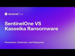 SentinelOne Demo: SentinelOne VS Kasseika Ransomware - Protection