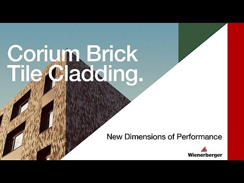 Corium Brick Tile Cladding | New Dimensions of Performance.