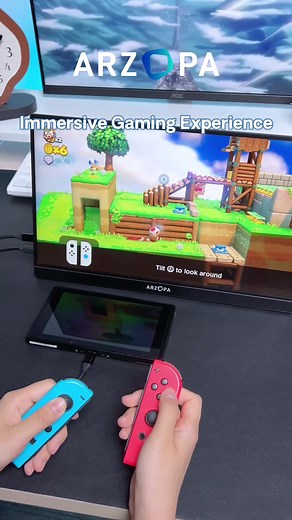 👾The ultimate gaming gadget! Arzopa Z1FC is ultralight with HD visuals, smooth performance, dual speakers, and a build-in stand👍 #arzopa#arzopaportablemonitor#arzopaz1fc #arzopaa1 #techtok#Extendermonitor#workfromhome#secondscreen #dualmonitor#desksetup #FridayFriyay #BonggangFridayFriyay #tiktokshopph1111