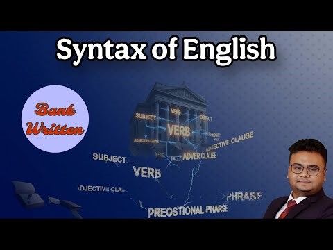 How to Write Long English Sentences for Bank Exams | English Syntax Explained | Written English