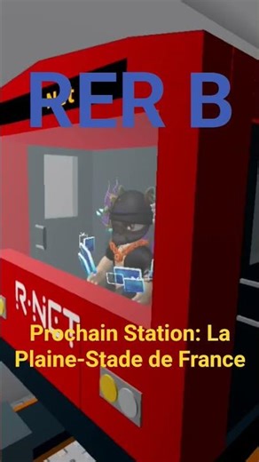 Je prends le RER B et il dit cette nouvelle annonce!