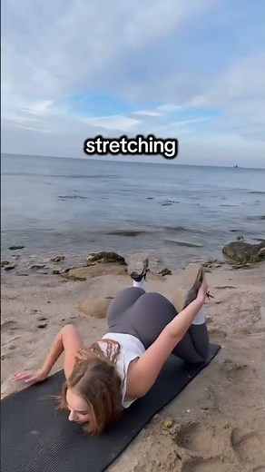 5-Minute Beach Stretch to Relieve Stress & Tight Muscles (Perfect for Beginners!)