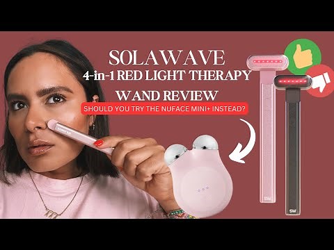 SOLAWAVE 4-in-1 Red Light Therapy Wand, is it worth it? | Nadia Vega
