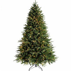 [Hot Item] High Quality Green PE and PVC Mixed 180cm 210cm Dense Artificial Christmas Tree with Lights