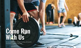 Sports training - HTML Template by Nicepage