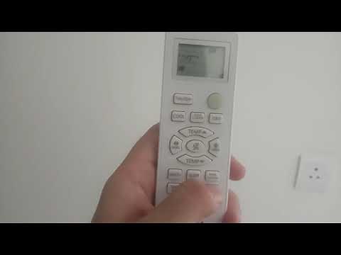 How to operate Haier AC remote/ Know each button function of Haier Inverter AC