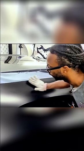 Car wrapping, dramatic before-and-after! Customizing it DIY-style