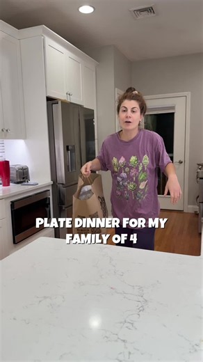 Plate dinner for my family of 4 — easy dinner ideas