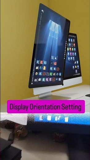 Display orientation setting in computer 🖥️ #computer #display #shortsfeed