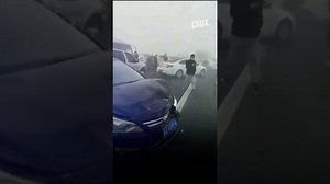 #CRUX | Dozens of vehicles crashed in major a car pileup on a bridge in the central Chinese city of Zhengzhou in Henan province on Wednesday (December 28), eyewitness footage shared on social media showed.One person was killed in the incident, state broadcaster CCTV said. Rescuers said more than 200 vehicles had slammed into each other, state media reported, attributing the cause of the crash to extremely foggy conditions.In footage shared on China’s Twitter-like Weibo platform, several cars and