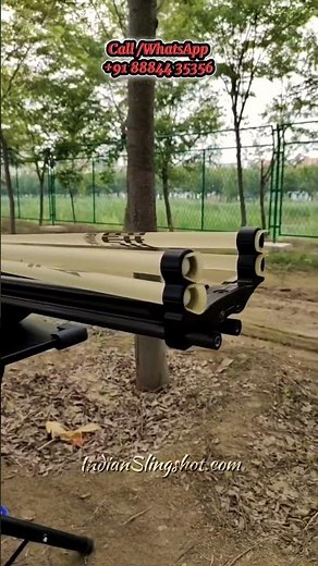 Bench Rest Slingshot Rifle Setup | Stable & Precision-Focused Performance 🔥