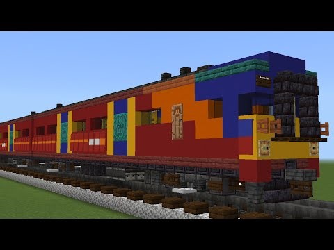 Minecraft British Rail Class 455 Train Tutorial. South Western Railway
