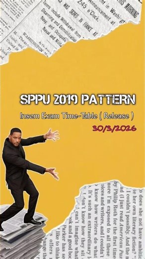 Sppu 2019 Pattern | Insem Exam Time-Table Release 2025 | 30/3/2026 | #sppu #insem #examtimetable