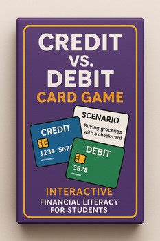 Credit vs. Debit Card Deck Game