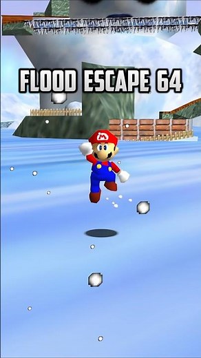 ⭐ Flood Escape 64 - Snowman's Land (Super Mario 64)