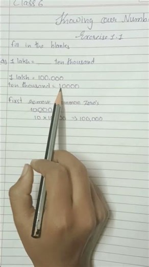 📘 Class 6 Maths | Chapter 1 – Knowing Our Numbers | Exercise 1.1 | Full Explanation